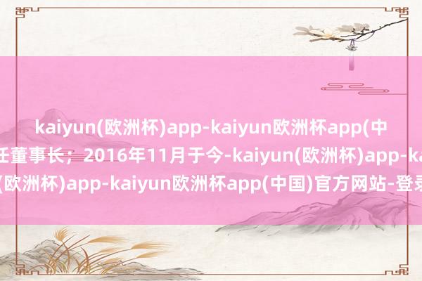 kaiyun(欧洲杯)app-kaiyun欧洲杯app(中国)官方网站-登录入口任董事长；2016年11月于今-kaiyun(欧洲杯)app-kaiyun欧洲杯app(中国)官方网站-登录入口